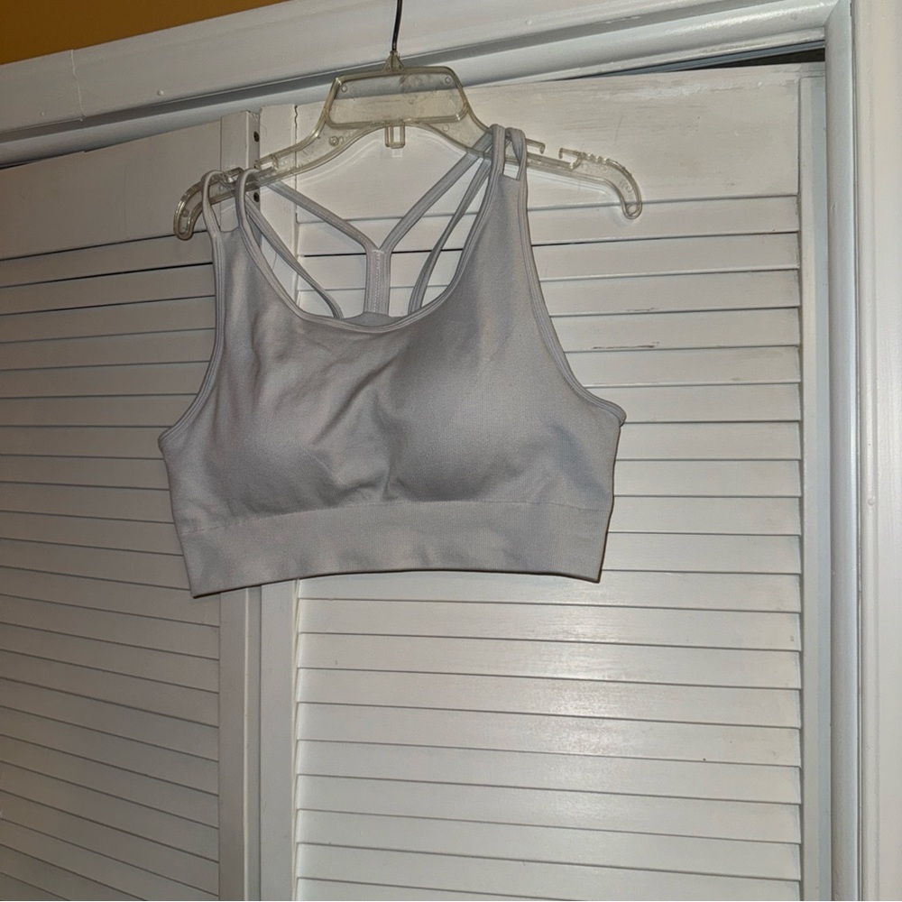 Source Unknown Light blue Sports Bra